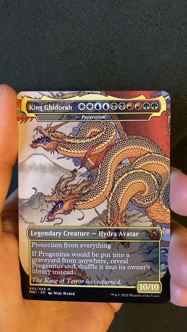 king ghidorah mtg card Ghidorah, of the Cosmos (Illuna, Apex of Wishes) - Nicholas Gregory they put a card they own from outside the game into your hand King Ghidorah, Mythicblackcore.com, #mtgcommander #mtgcards