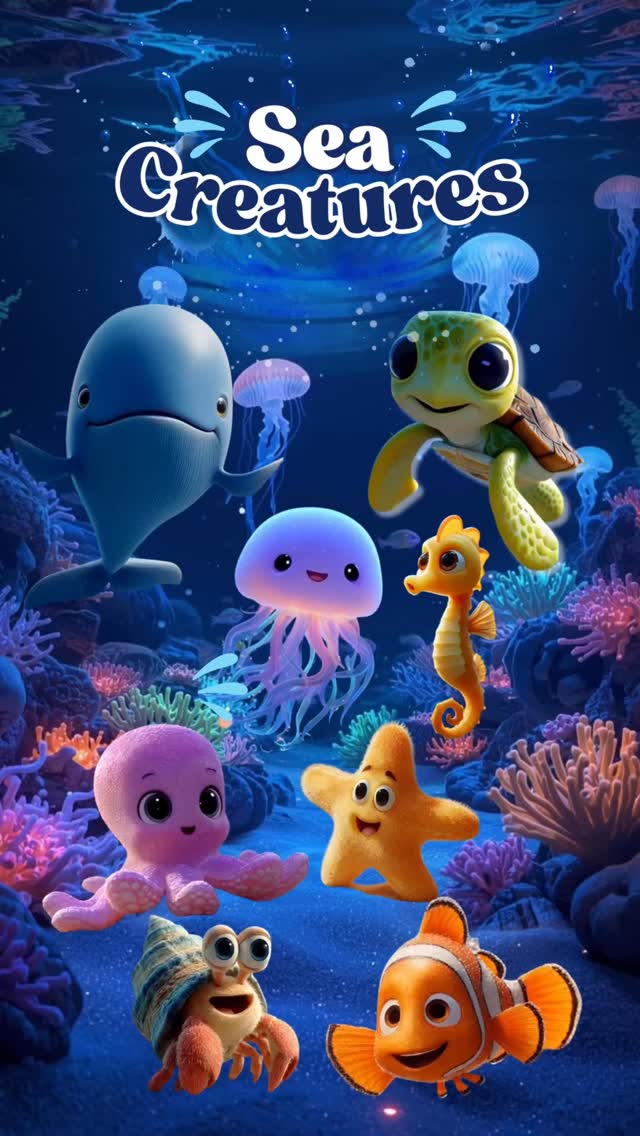 Happy Sea Creatures – Learn & Wonder is a joyful early-learning series ...