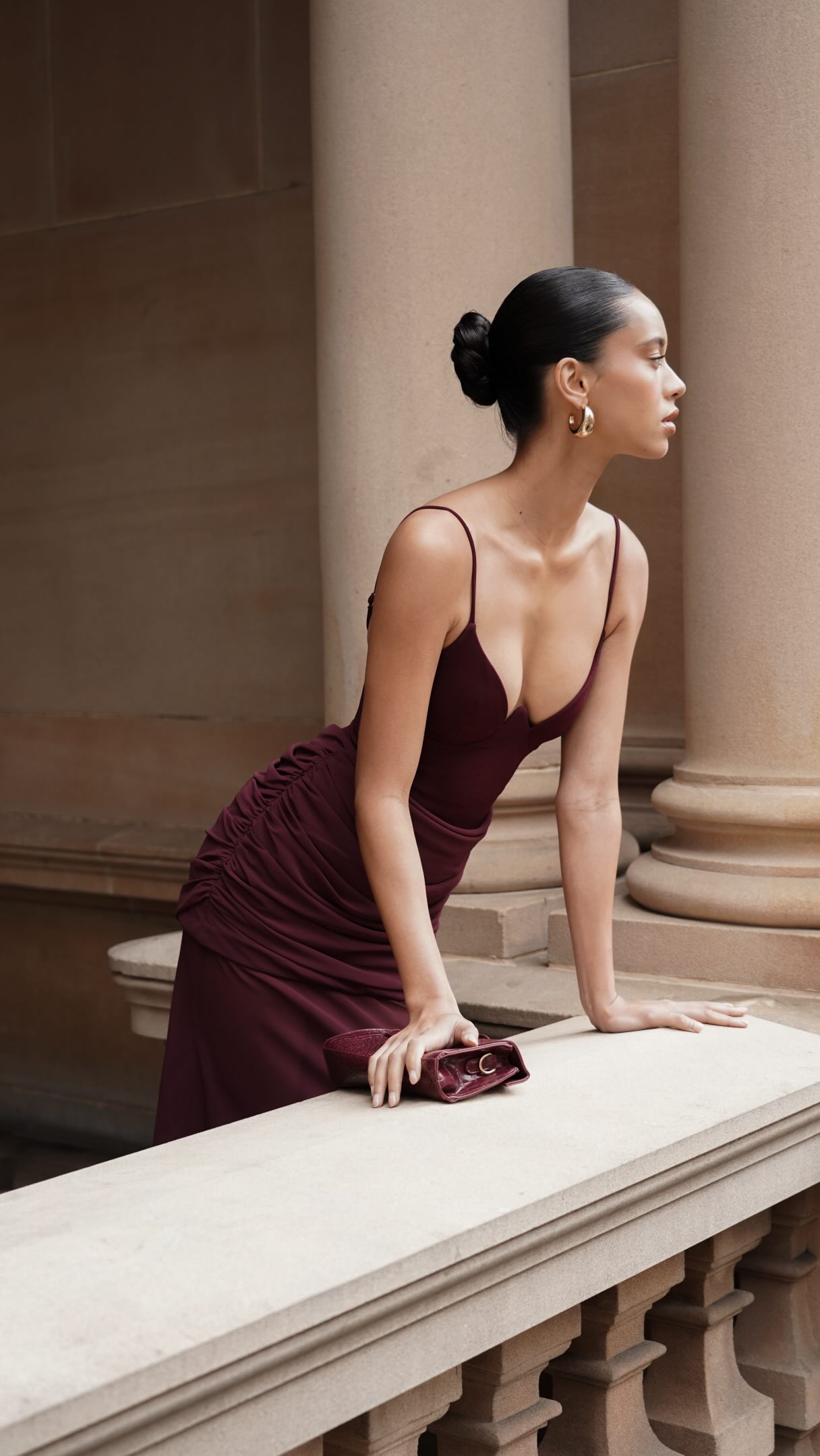 nookie burgundy dress Nookie's newest event and evening dresses Featuring a thigh high YGroup_DW Rachel Zoe Black Dress Waist Size:30