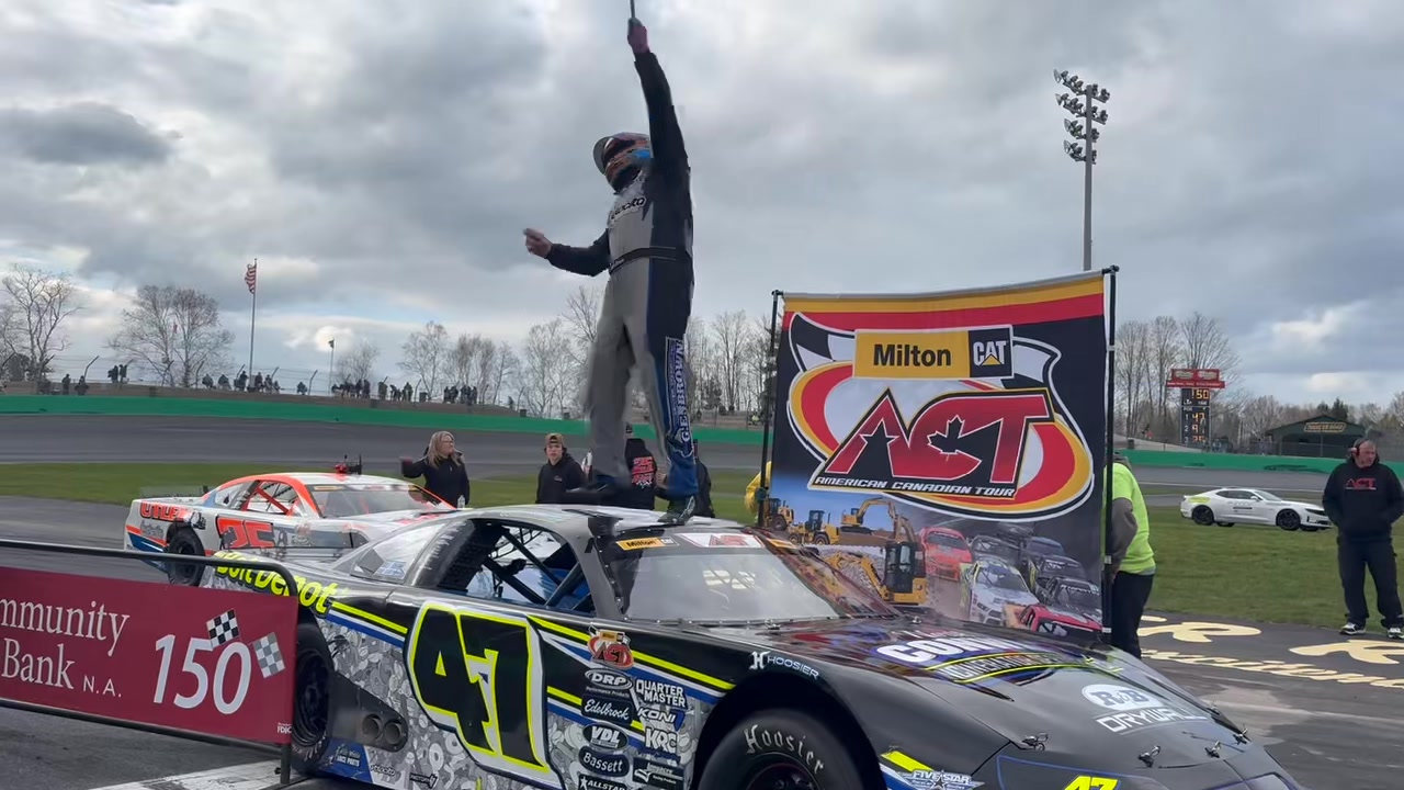 Gabe Brown is a Milton CAT American Canadian Tour WINNER at 