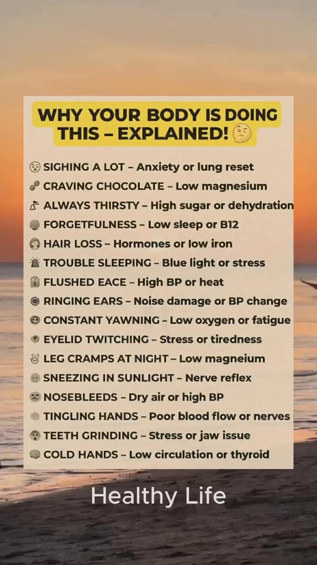 Your body is always talking… are you listening? From constant yawning ...