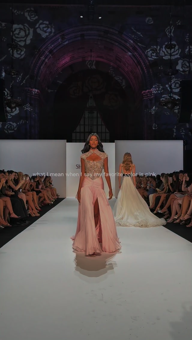 What I mean when I say my favorite color is pink ✨ , Straight from the Sherri Hill NYFW runway. Pre-orders are now open at Gautier Prom & Formal Wear text us 210-863-7014✨ | Gautier - Formal Dresses
