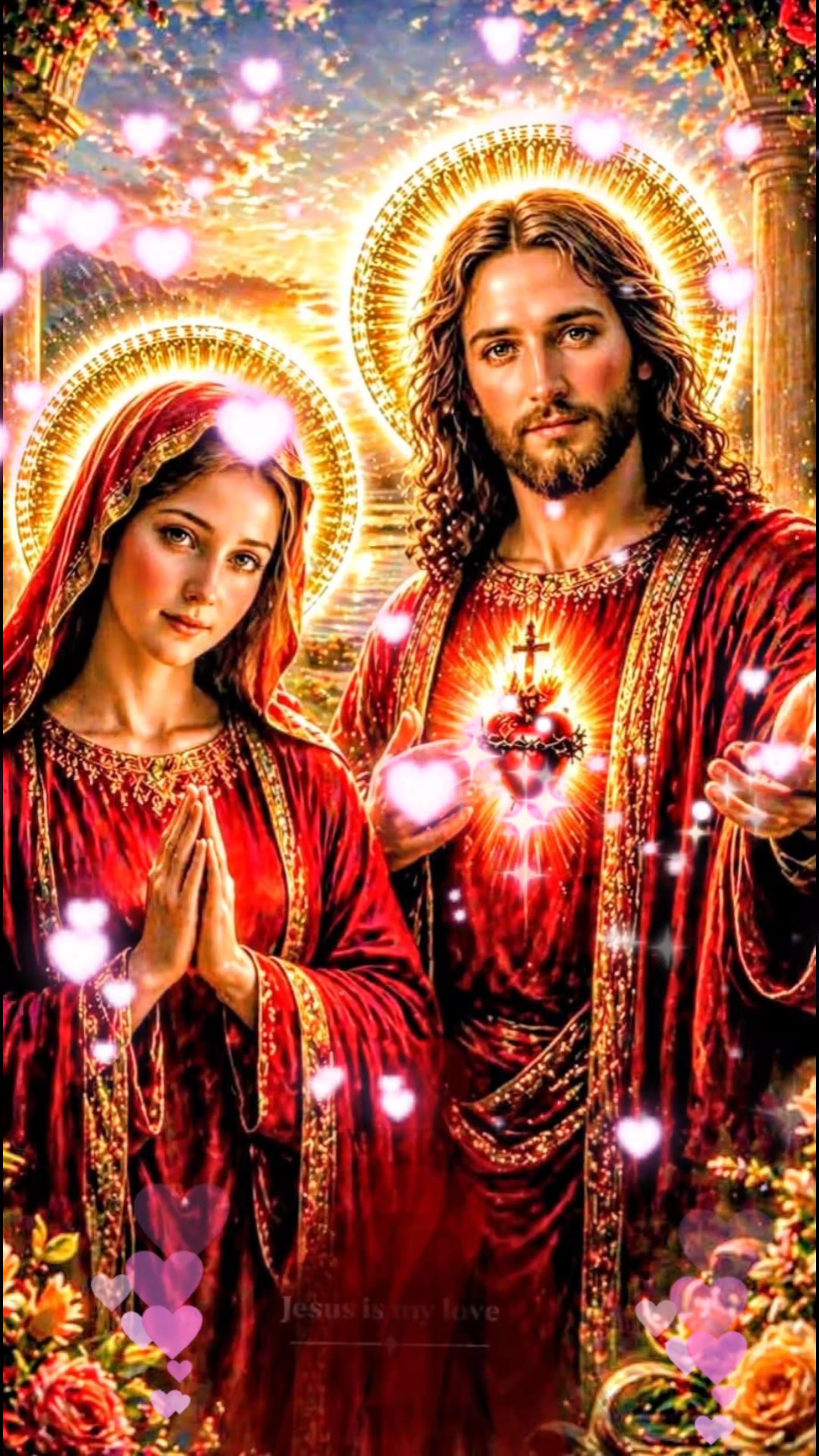 Jesus loves us all 🌹✨😇🙏💖 #TrustGod #fypシ゚ #peace #faith