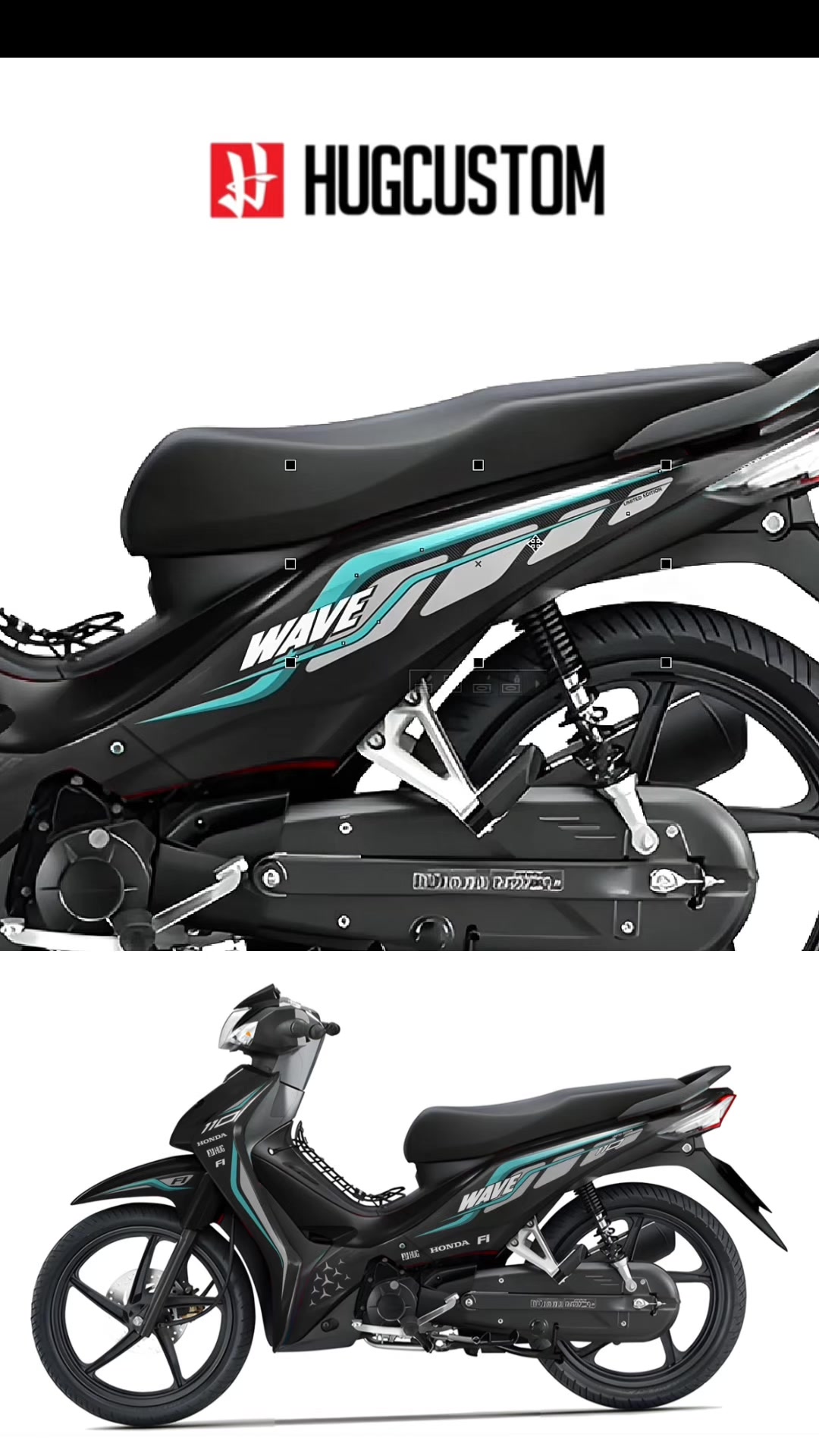 HONDA WAVE 110 hentai decals design!
