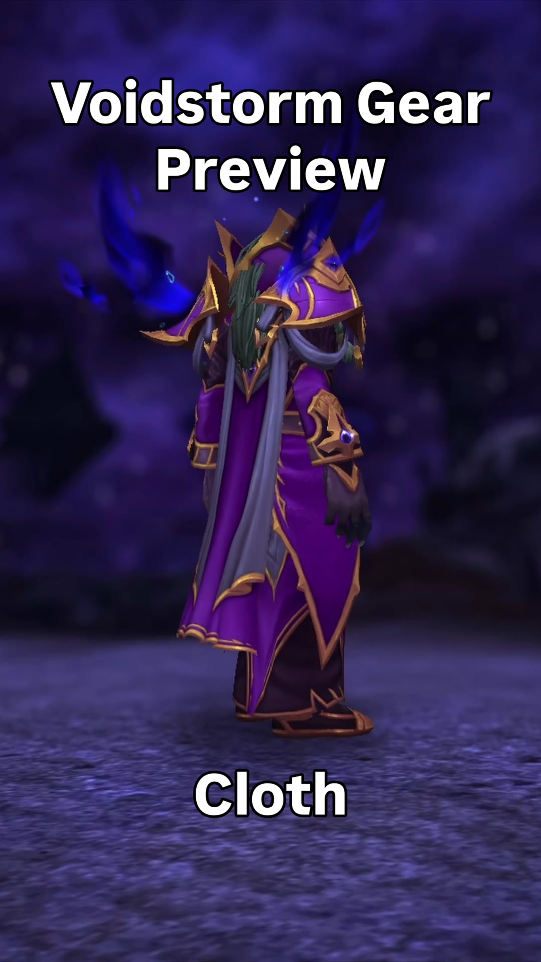 In WoW: Midnight you can collect a new armor set for cloth, leather ...