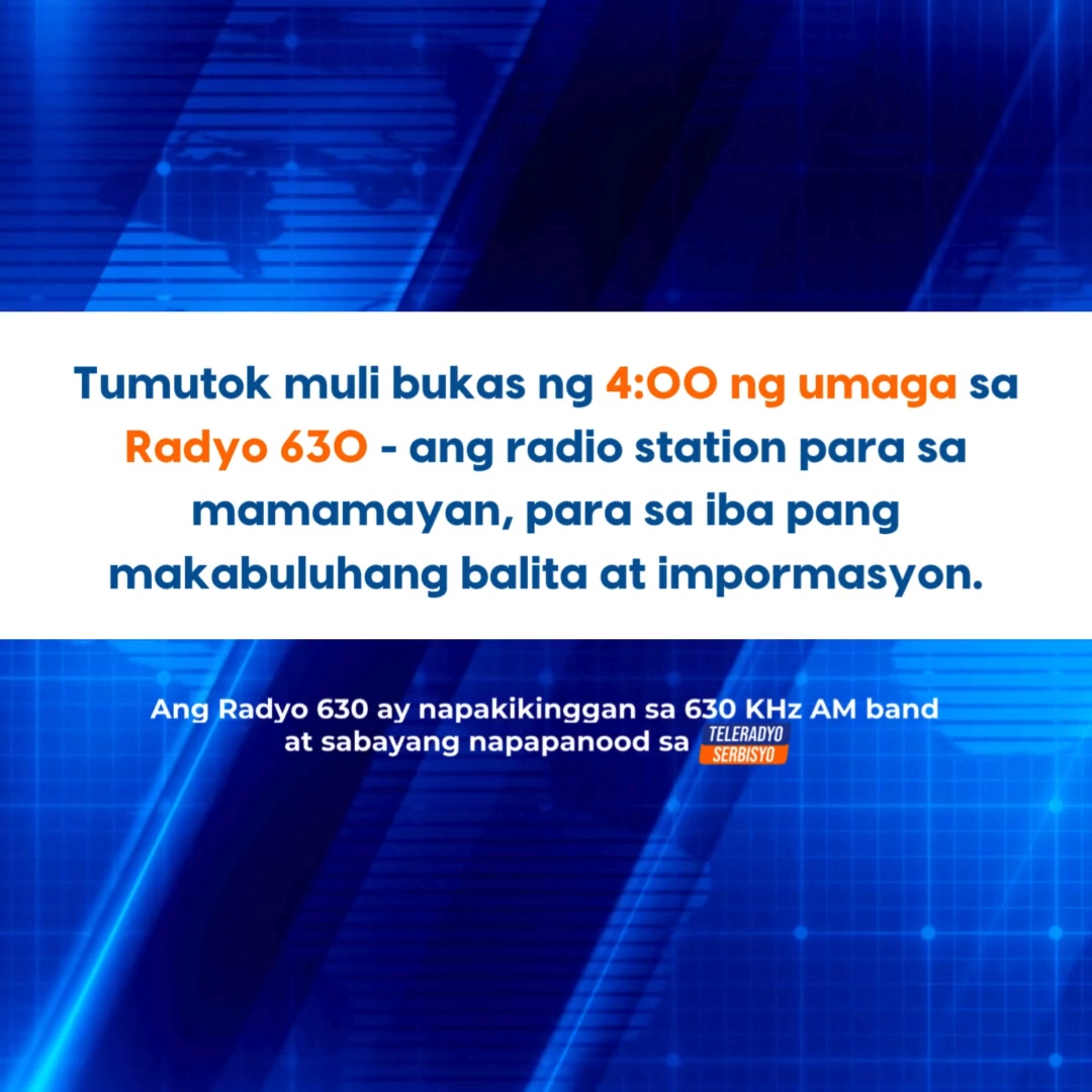 RADYO 630 WRAP: MAY 20, 2025 Narito na ang ilan sa mga nangungunang ...