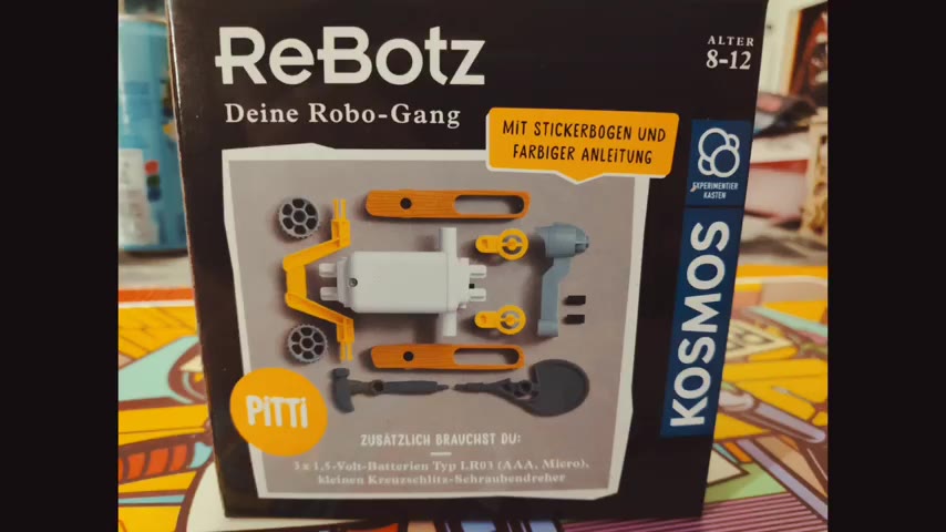 Kosmos ReBotz – Pitti El Robot Caminante Con Raqueta Y Martillo – Kit De Construcción Y Colección Para Niños De 8 A 12 Años