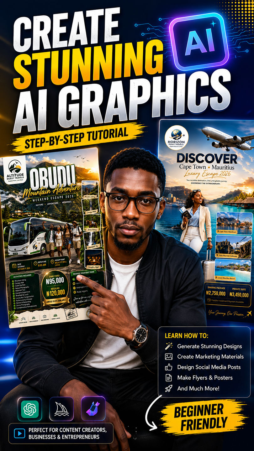 I challenged AI to create professional graphics and the results