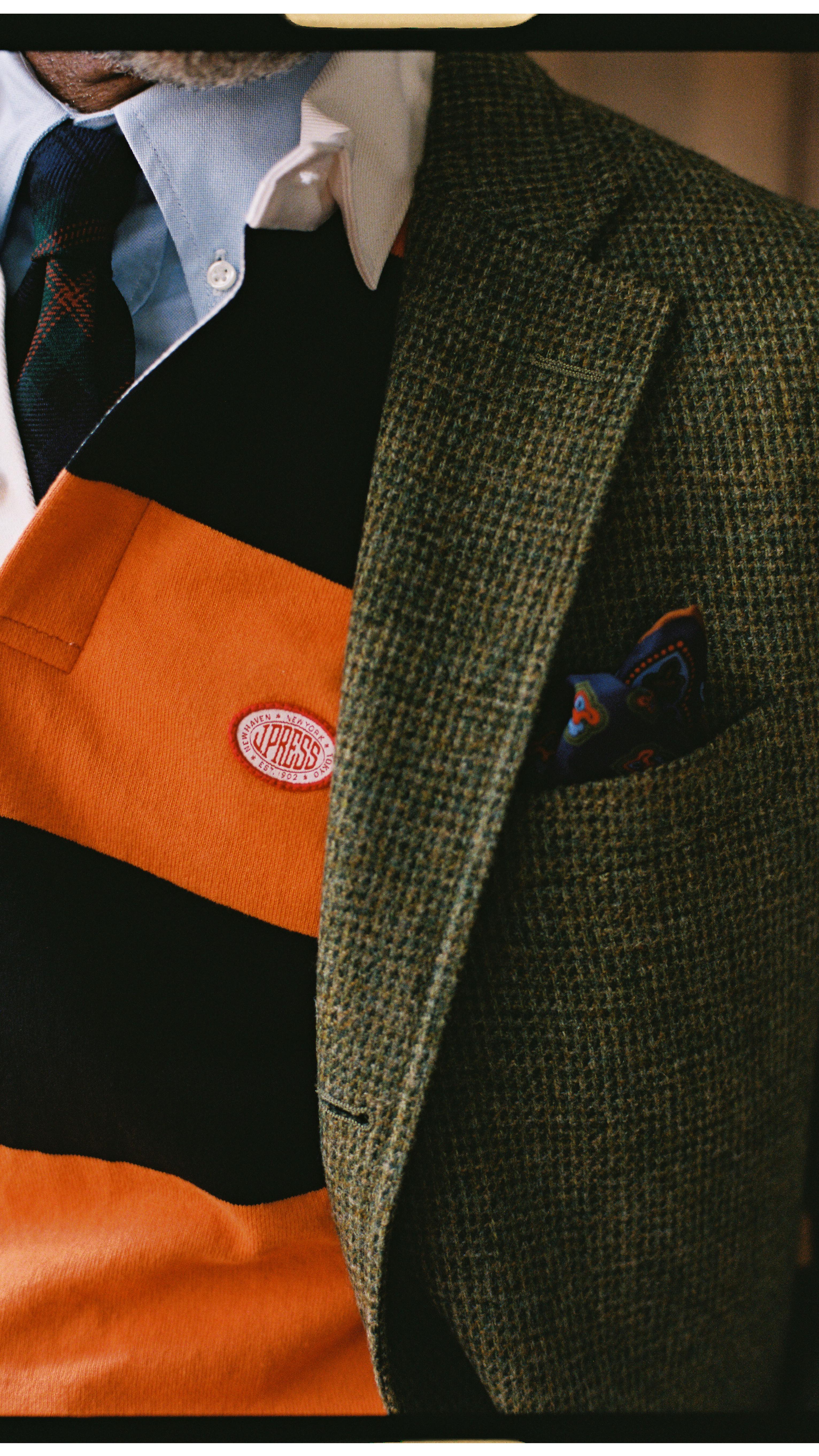 The schoolboy muffler scarf has been a J. Press staple for decades 