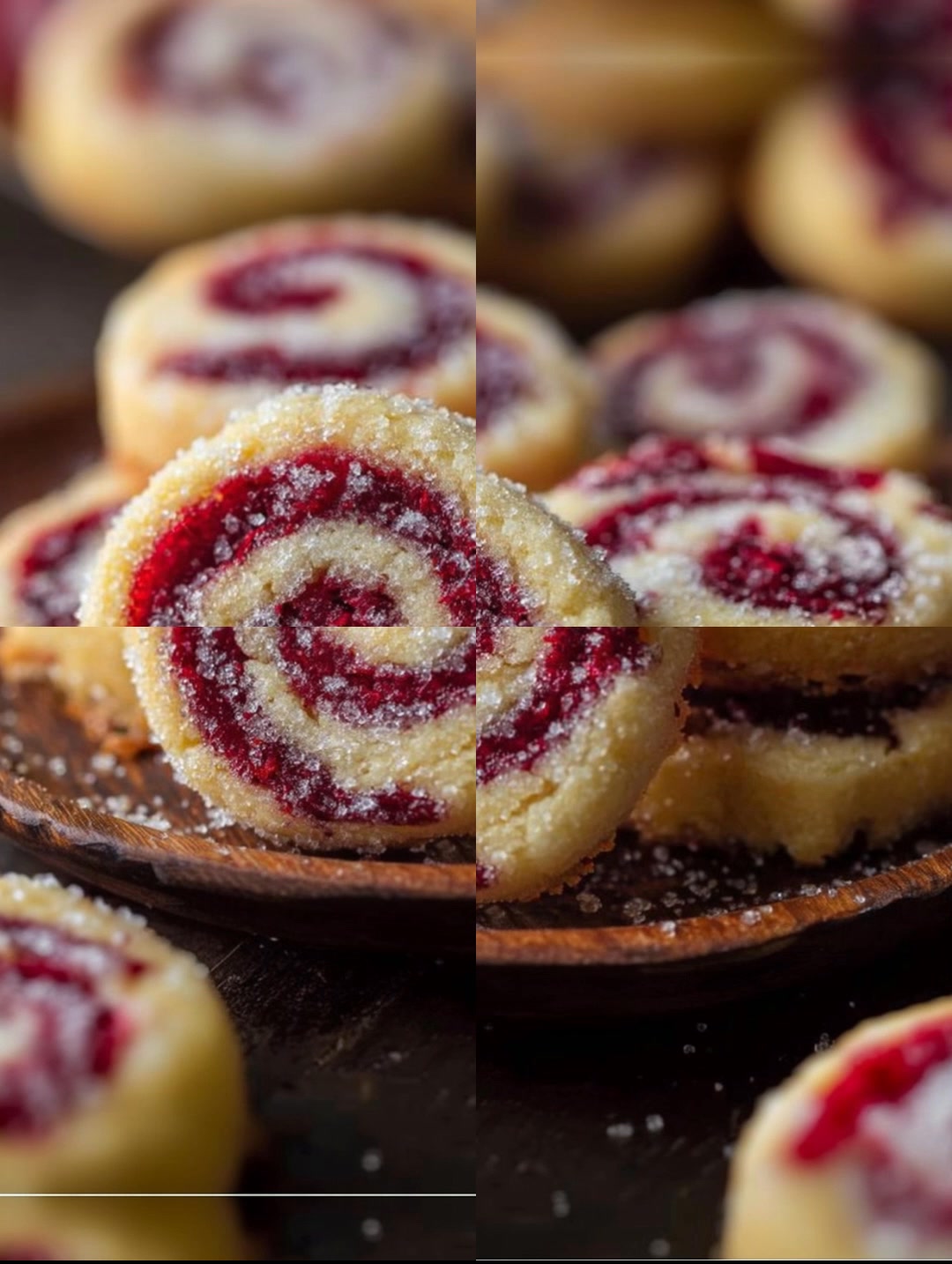 🍪 Raspberry Swirl Shortbread Cookies ️ Pretty, buttery cookies with ...