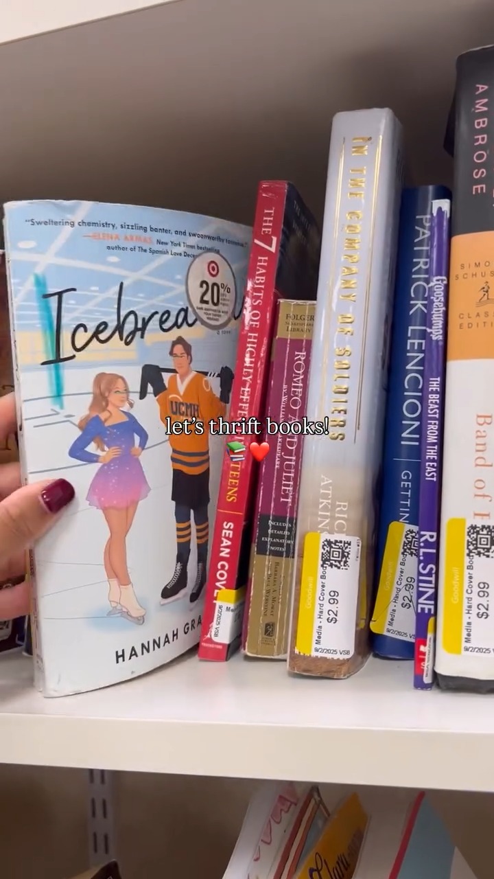“Big fan of thrifting books — I always find such good ones at Goodwill ...
