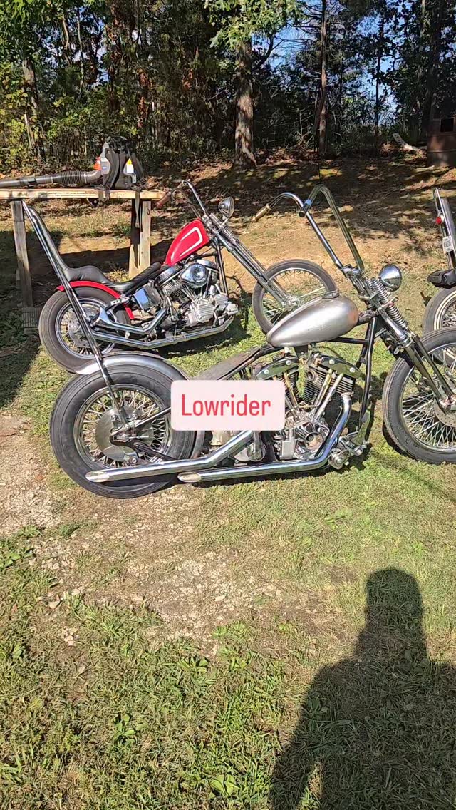 She's low and mean #chopper #rigid #kickstart #davidmann # ...