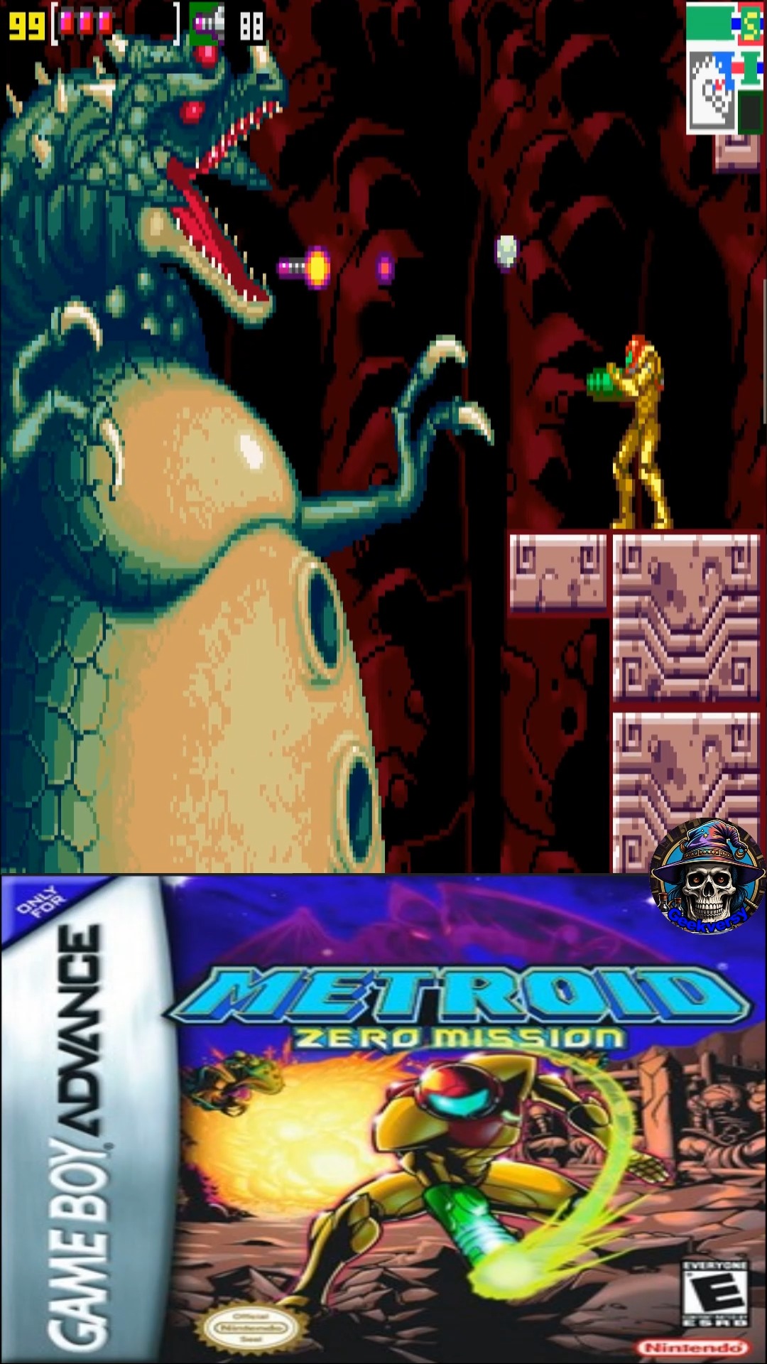 Metroid Zero Mission (GBA) - Boss - Kraid #gameboyadvance # ...