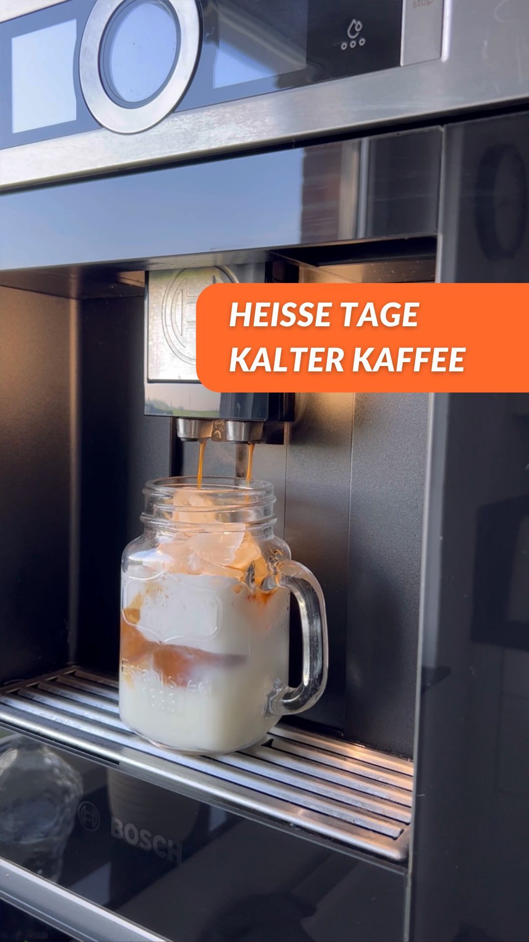 Einfacher gehts nicht ❄️☕️😎 , #expertdeutschland #eiskaffee #milchaufschäumer #kaffeemaschine #eiswürfel | expert