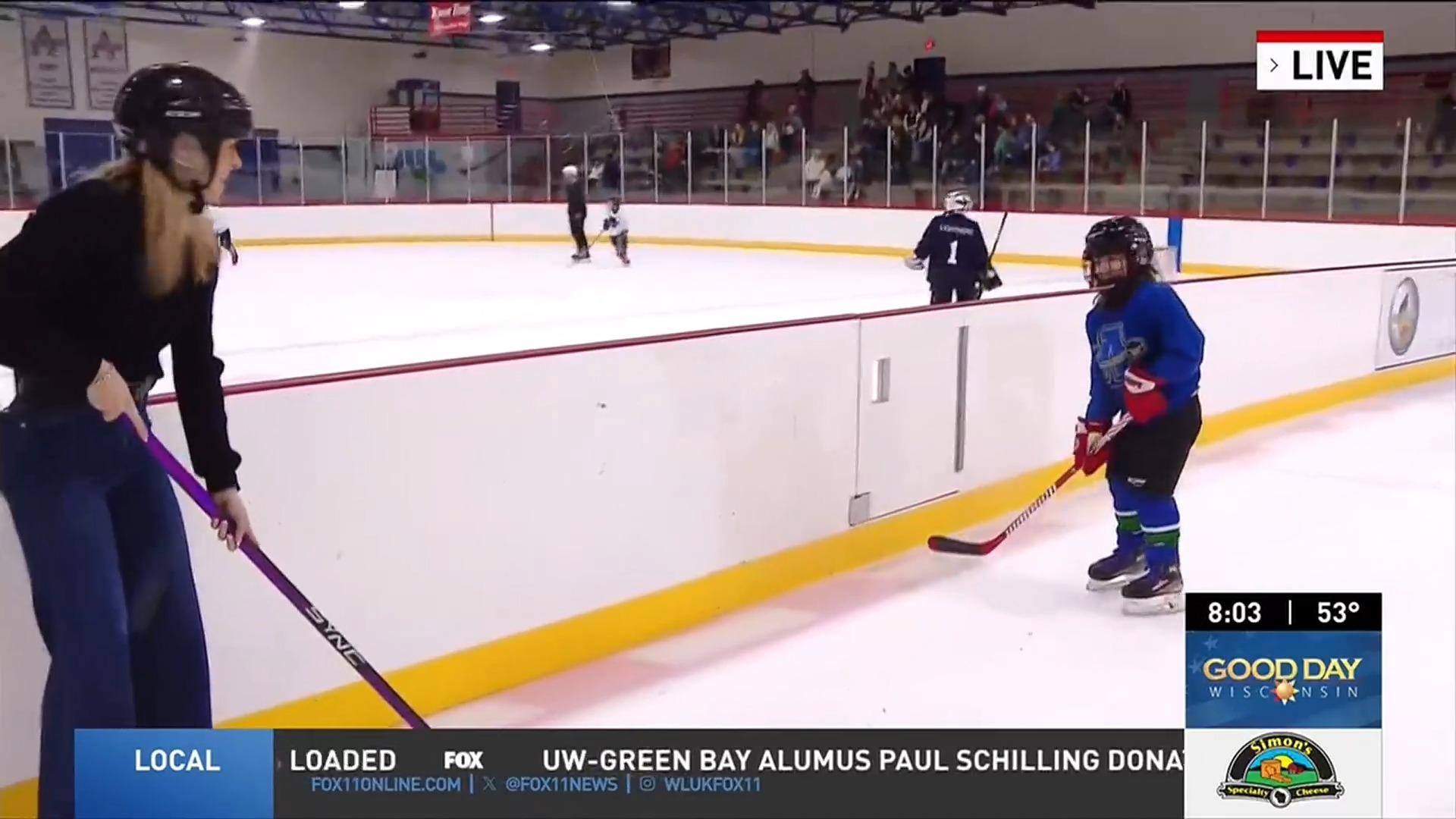 Eloise and I had a blast on the ice! Big thanks to Appleton Ice, Inc ...