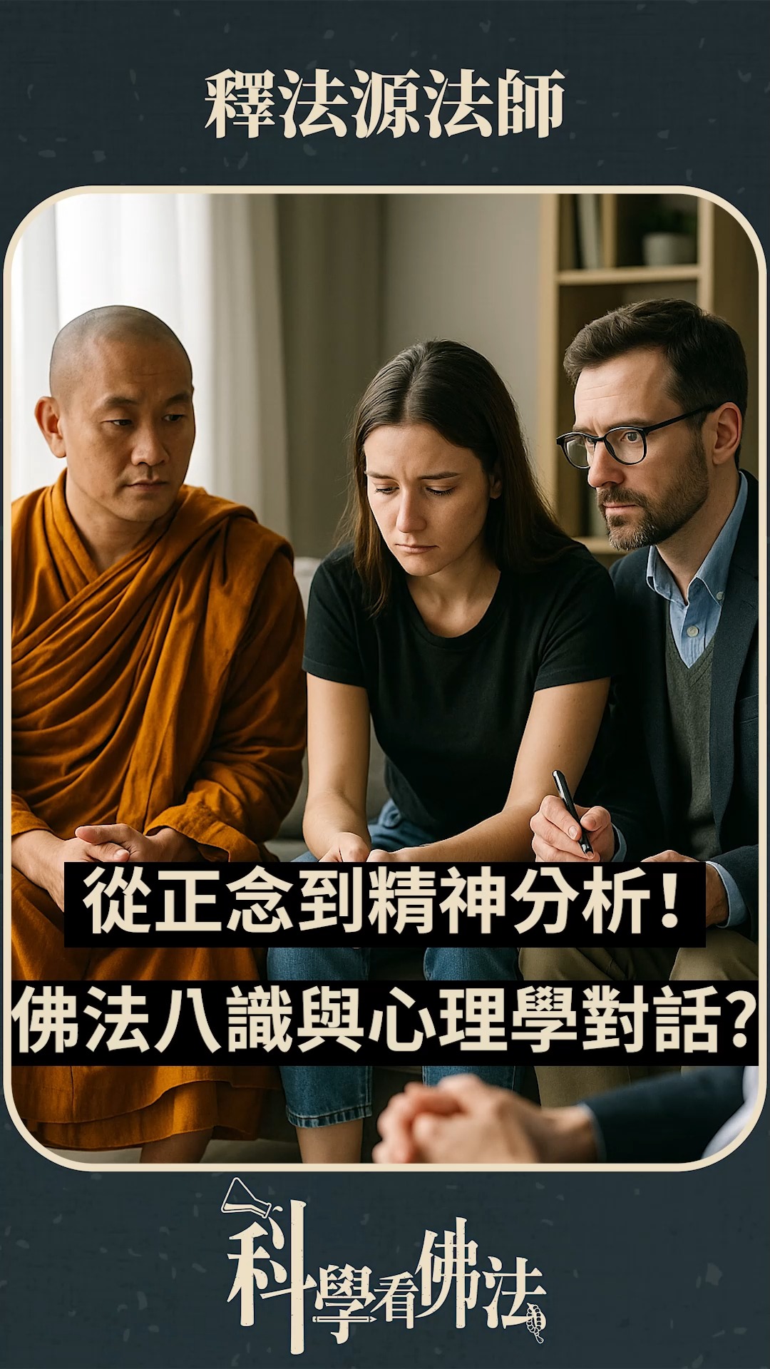 法源法師 - 從正念到精神分析！佛法八識與心理學對話？#法源法師 #Podcast搜尋 #科學看佛法 #正念 #精神分析 | Facebook