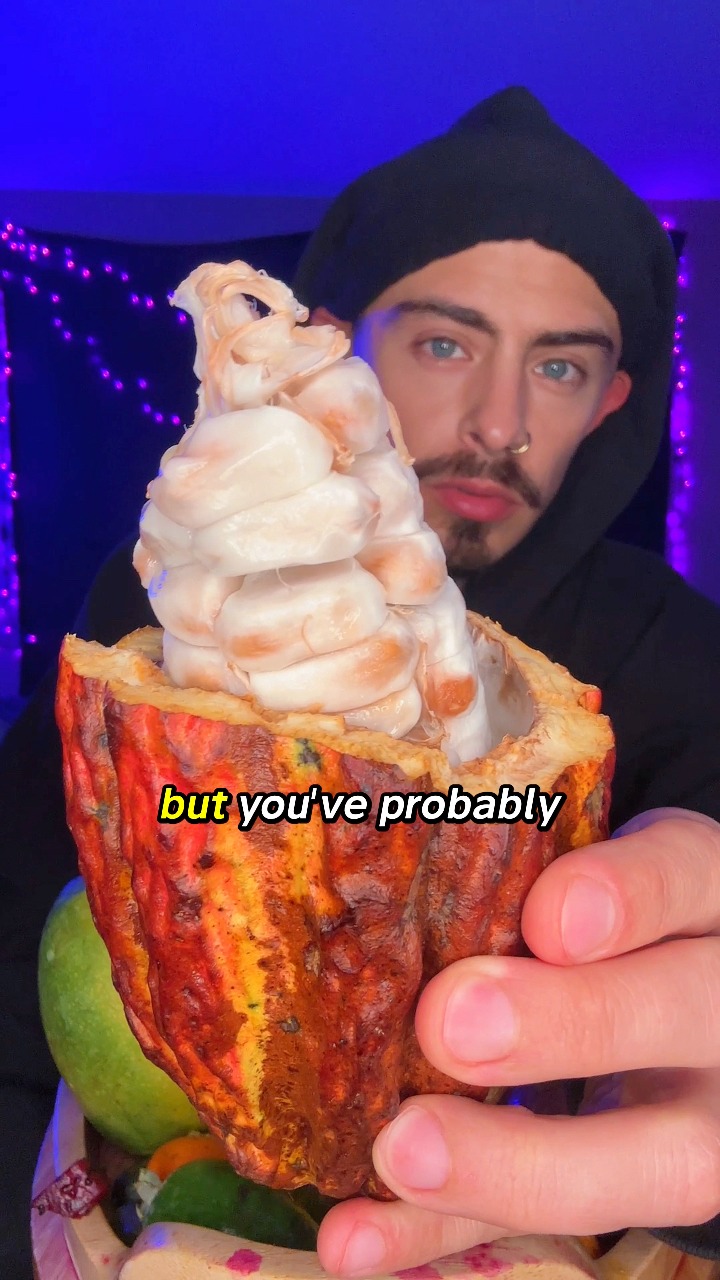 This fruit is called cacao, also known as cocoa, depending on what