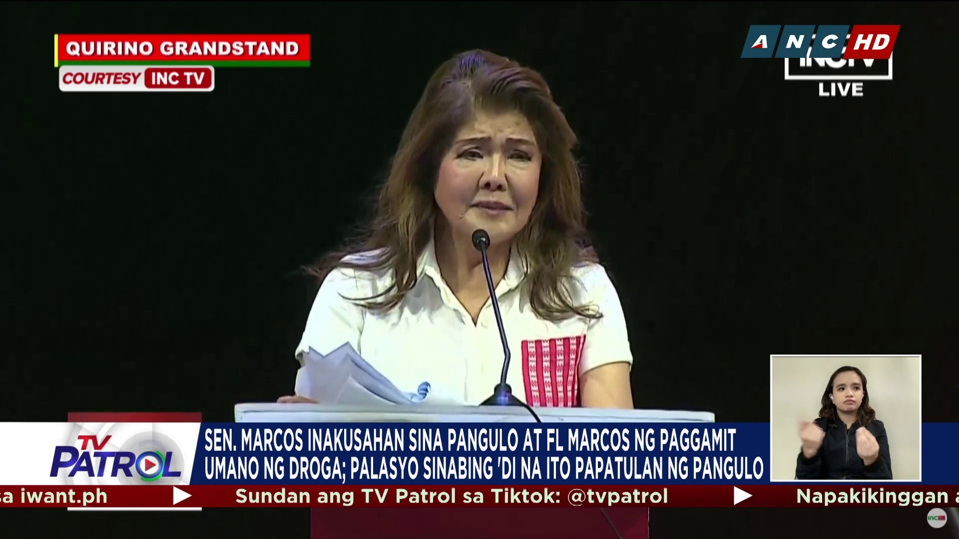 Inakusahan ni Senador Imee Marcos sina Pangulong Ferdinand Marcos, Jr ...