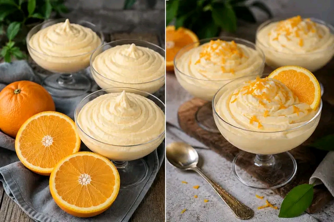 Super delicious orange mousse! Easy and quick to make