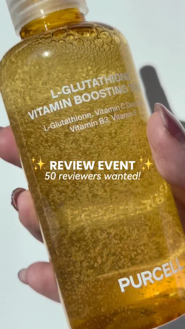 purcell glutathione review Get ready to boost your glow with our Event — 50 Reviewers Wanted ✨💛, Here’s your chance to try two of PURCELL’s most-loved brightening essentials — perfect for smoother, clearer, IV Vitamin Infusion Therapy Size:10 Grams (0.4 oz) Glutathione Vitamin Boosting Toner تونر سيراميد للبشرة