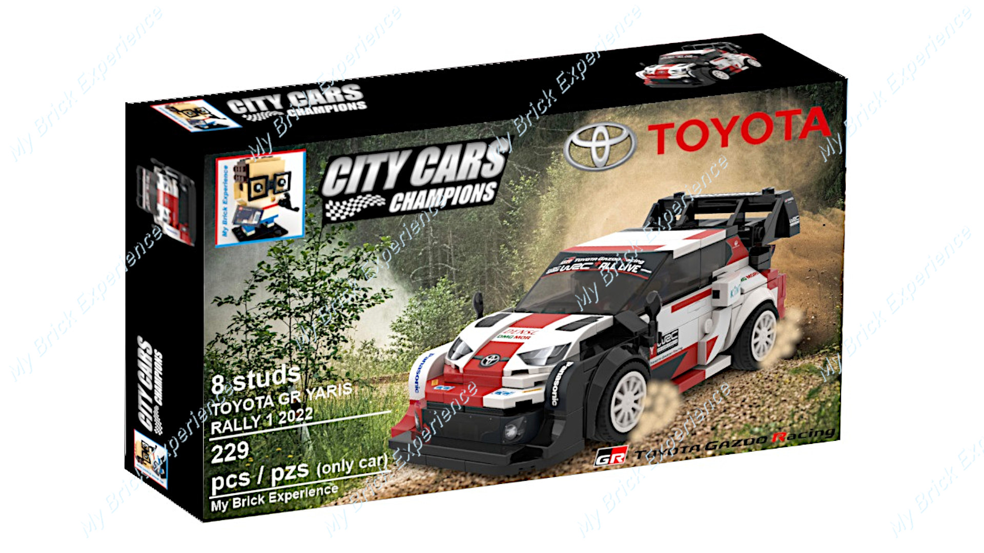 Toyota GR Yaris Rally 1 MOCs Designed by Mybrickexperience | Build with ...