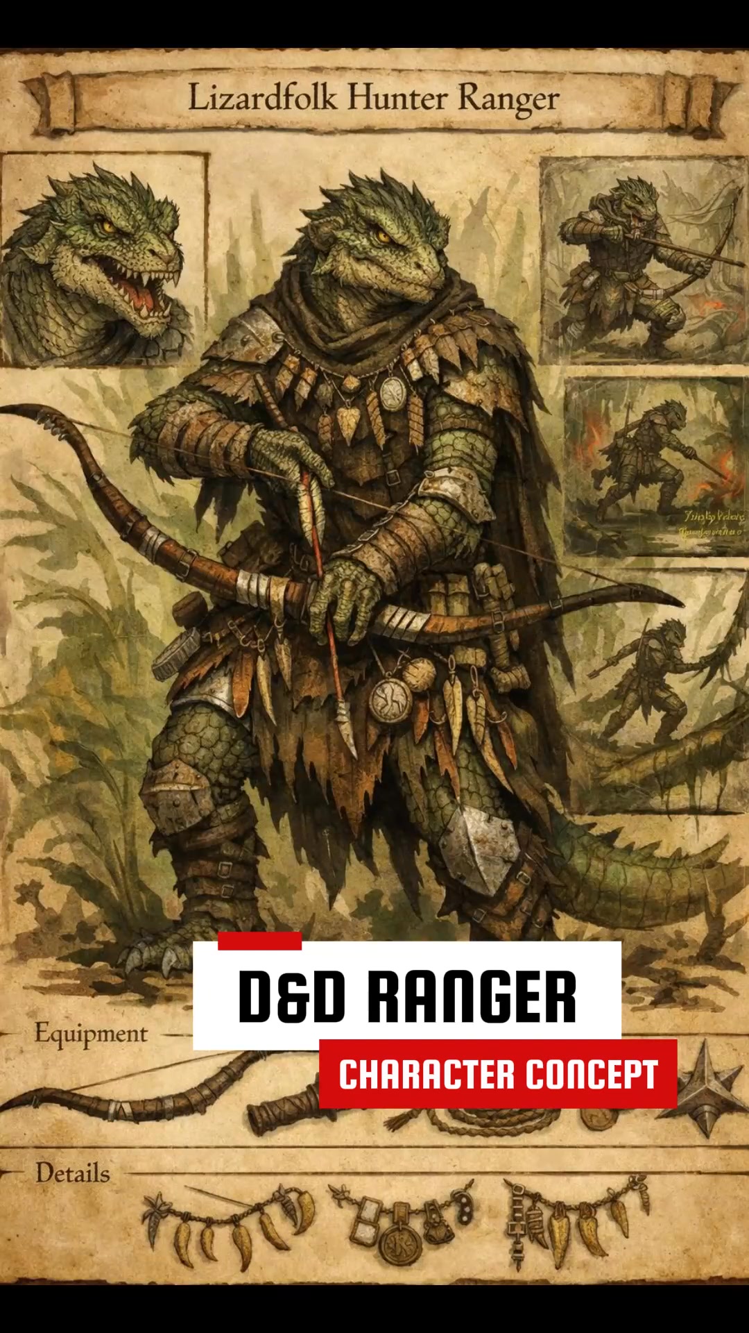 🌲🏹 RANGER — My Favored Enemy Is You 🏹🌲 Our Ranger concept sketches ...
