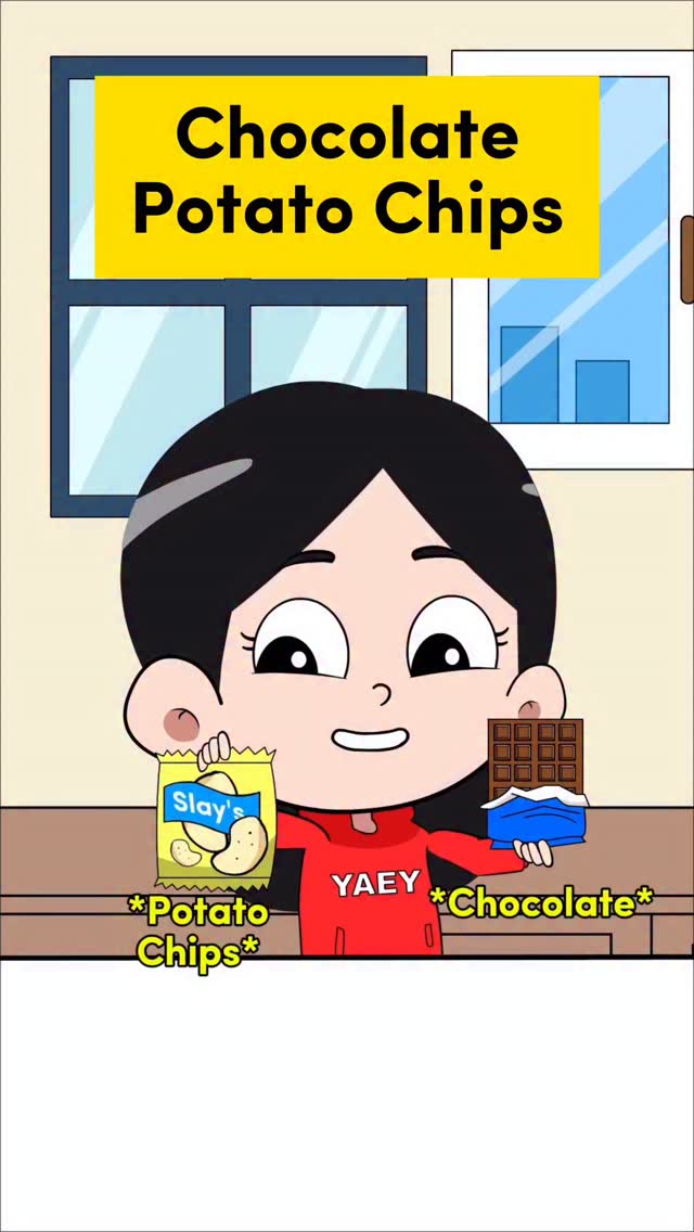 Chocolate Potato Chips #yaey #potatochips #chocolate #recipe #yummy ...