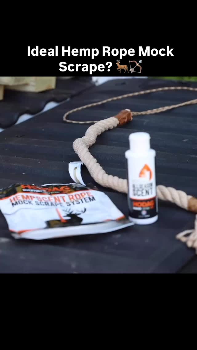 We all use and make our HempScent Rope mock scrapes a little different ...
