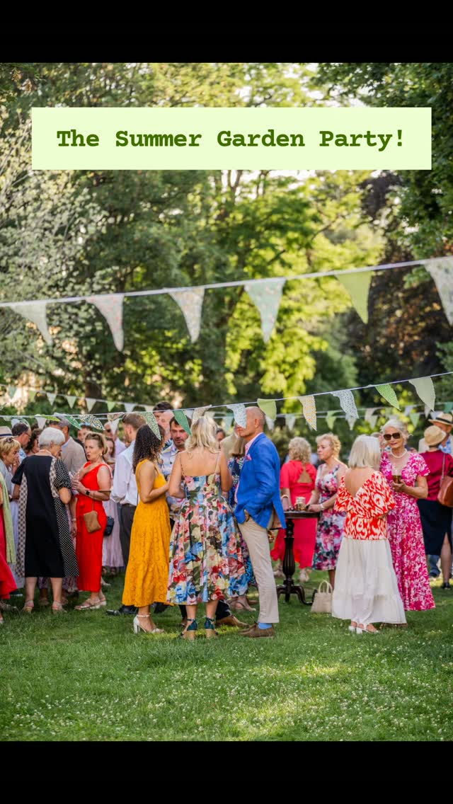 We can't wait for our annual Summer Garden Party on the 14th of August! 💐, If you think you'd enjoy an evening of cocktails, sunshine and live music on the beautiful Mall Gardens followed by a 