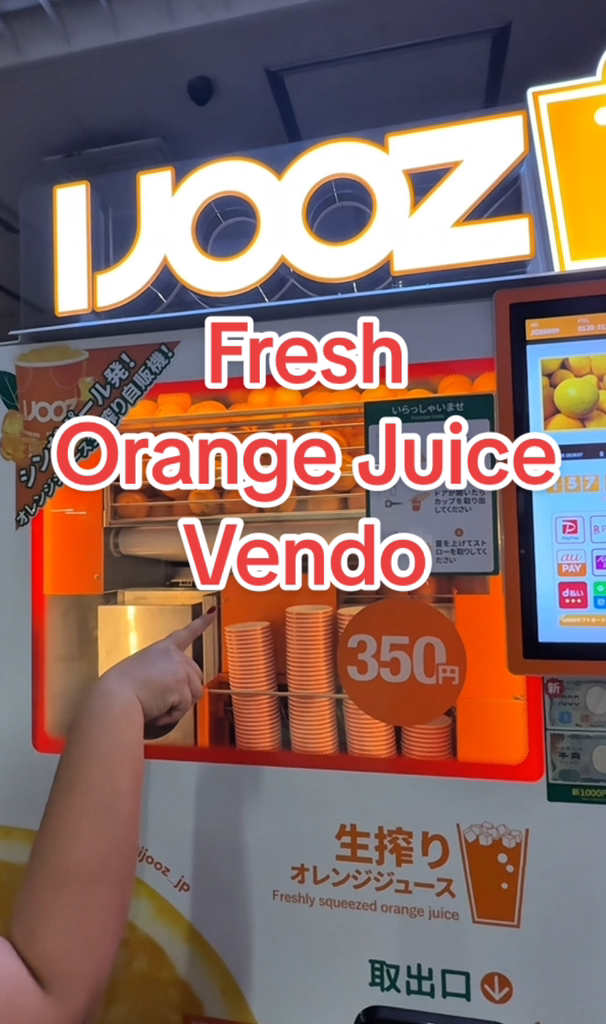 Most unique #oj #orangejuice is in the #streetfood of #japan #yufuin