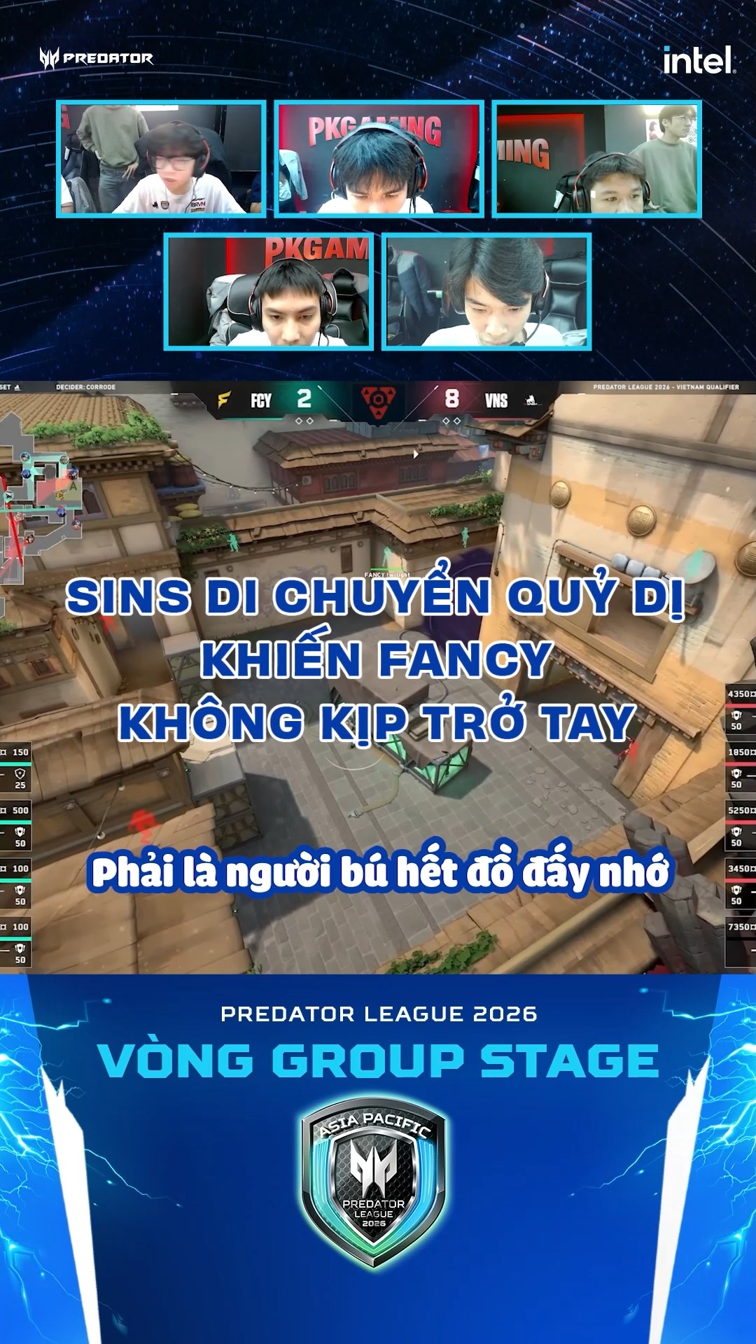 Sin di chuyển quỷ dị làm Fancy bất ngờ #PredatorLeague | 500Bros VLR ...