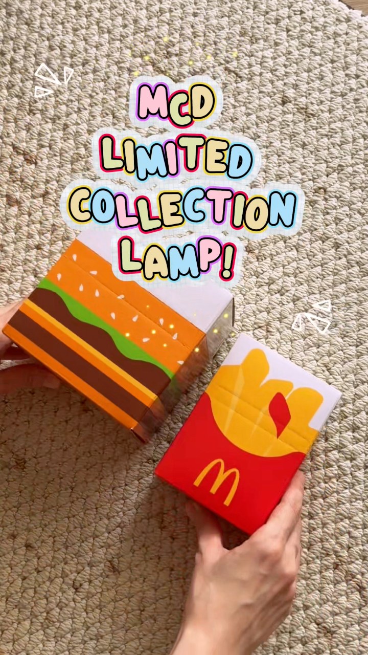 Finally got the McDonald's limited edition lamp! So cute