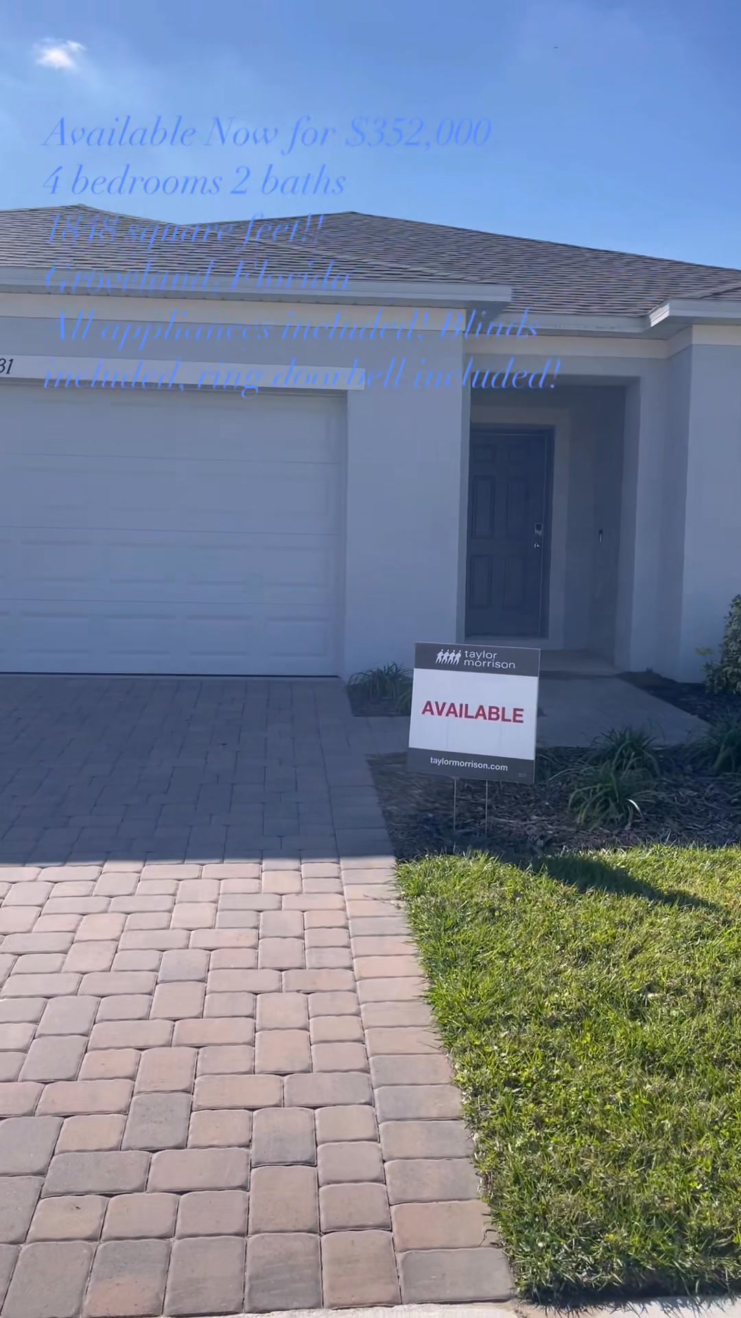 Waterstone - Taylor Morrison, Groveland Florida! 4 bedrooms 2 baths ...
