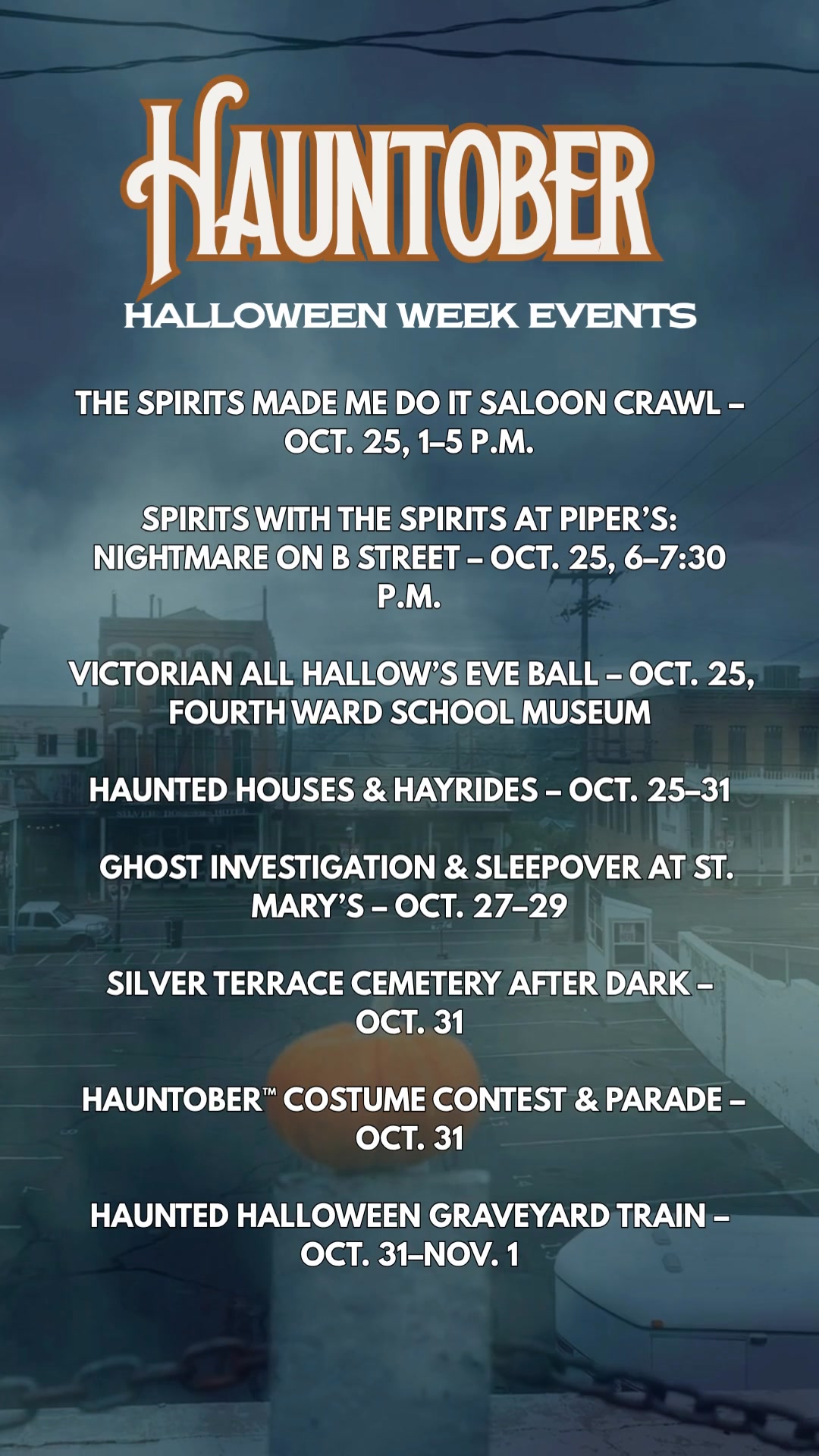 🎃 Get Ready for Halloween Week in Virginia City 🎃 If you're looking for ...