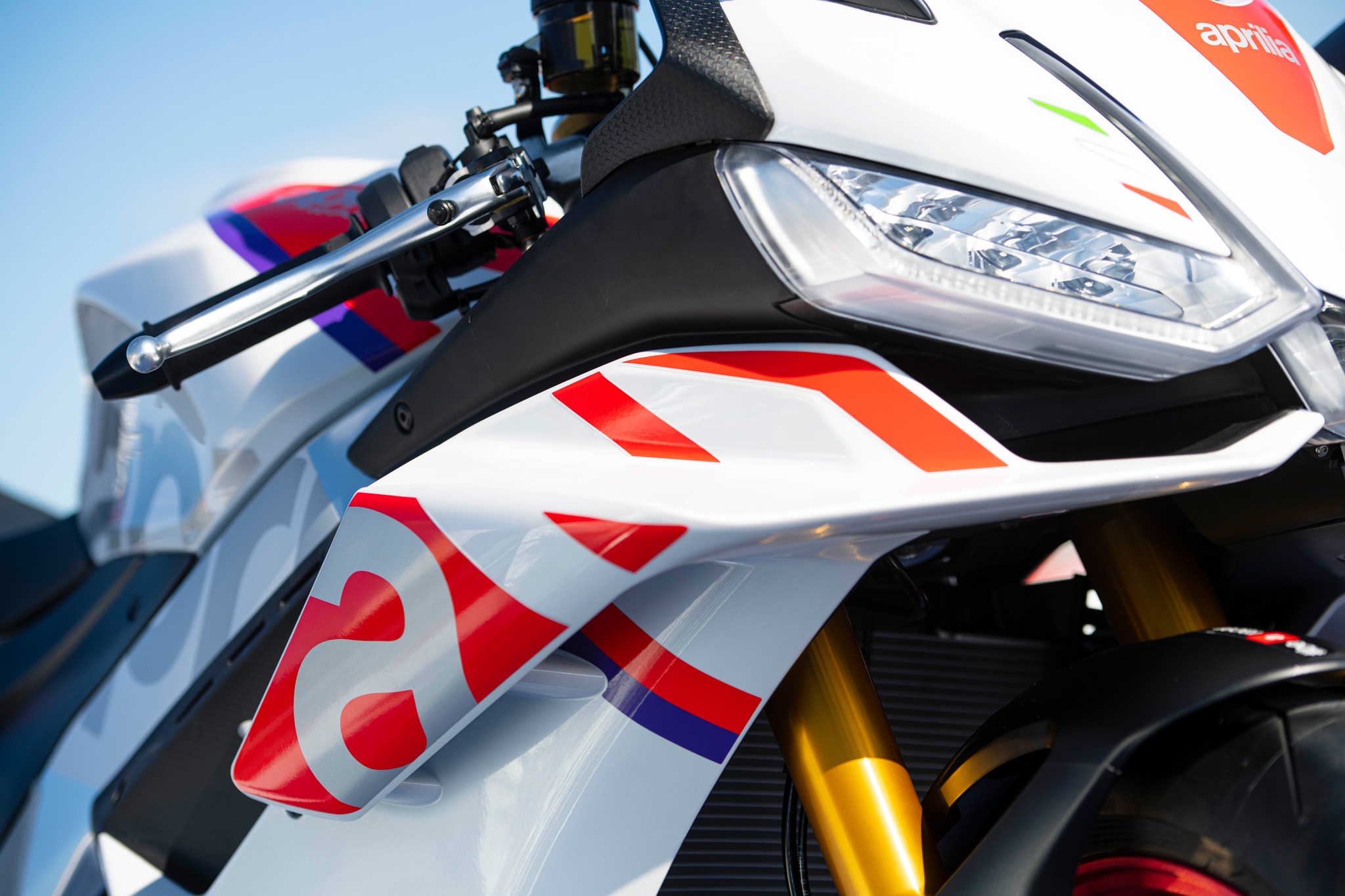 The all new hyper exclusive Speed White Aprilia V4 Factory #aprila