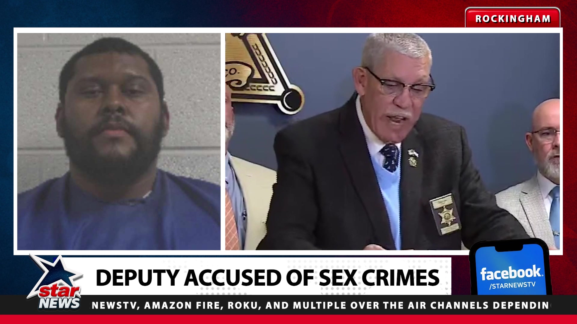 SEE PRESS CONFERENCE - Sheriff Sam Page ROCKINGHAM DEPUTY FACES SEX ...