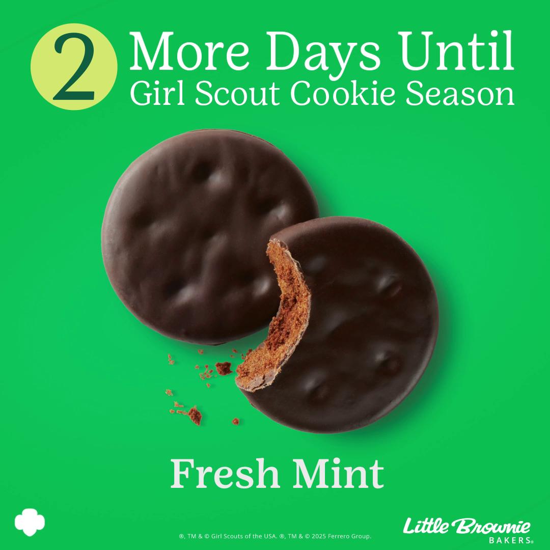 Drop a 💚 if you can’t wait for Thin Mints® to return! Girl Scouts will ...