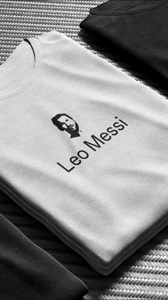 leomessi Accept this Logo? 😎 ⚡️ Check out how his face becomes a symbol ...