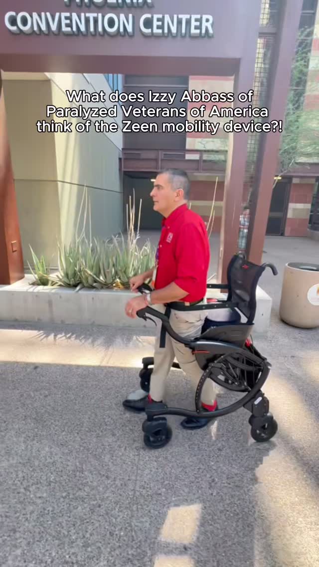 🎖️ “I love this thing!” said Izzy Abbass, an army veteran who works ...