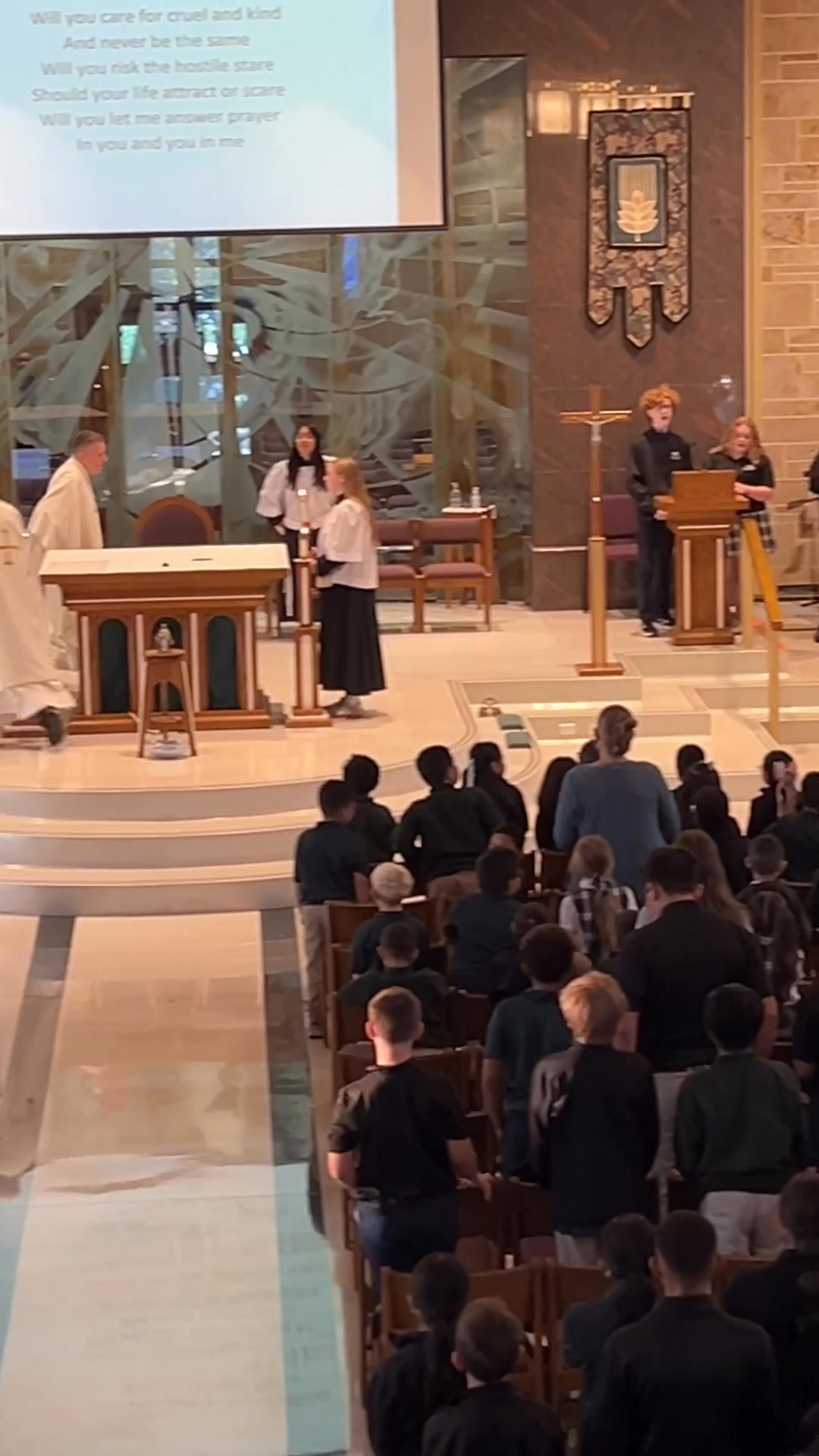 Feast of the Guardian Angels Mass 💚 | Holy Spirit Catholic School East ...