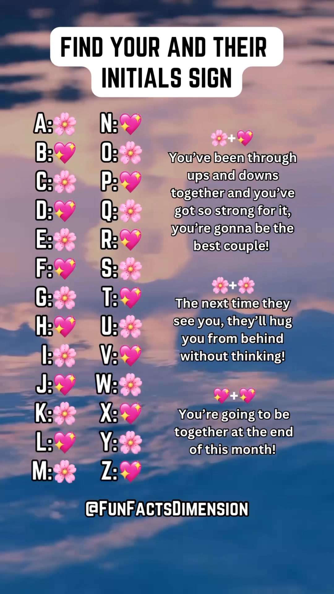 Find your and their initials sign🩷 #Love #reels #initials #soulmate ...