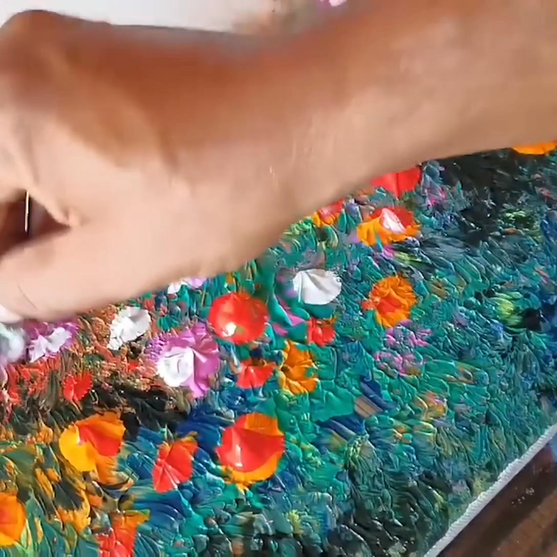 Easy painting technique for beginners 😍😍😍 Acrylic painting 🎨 ️💫 ️ ...