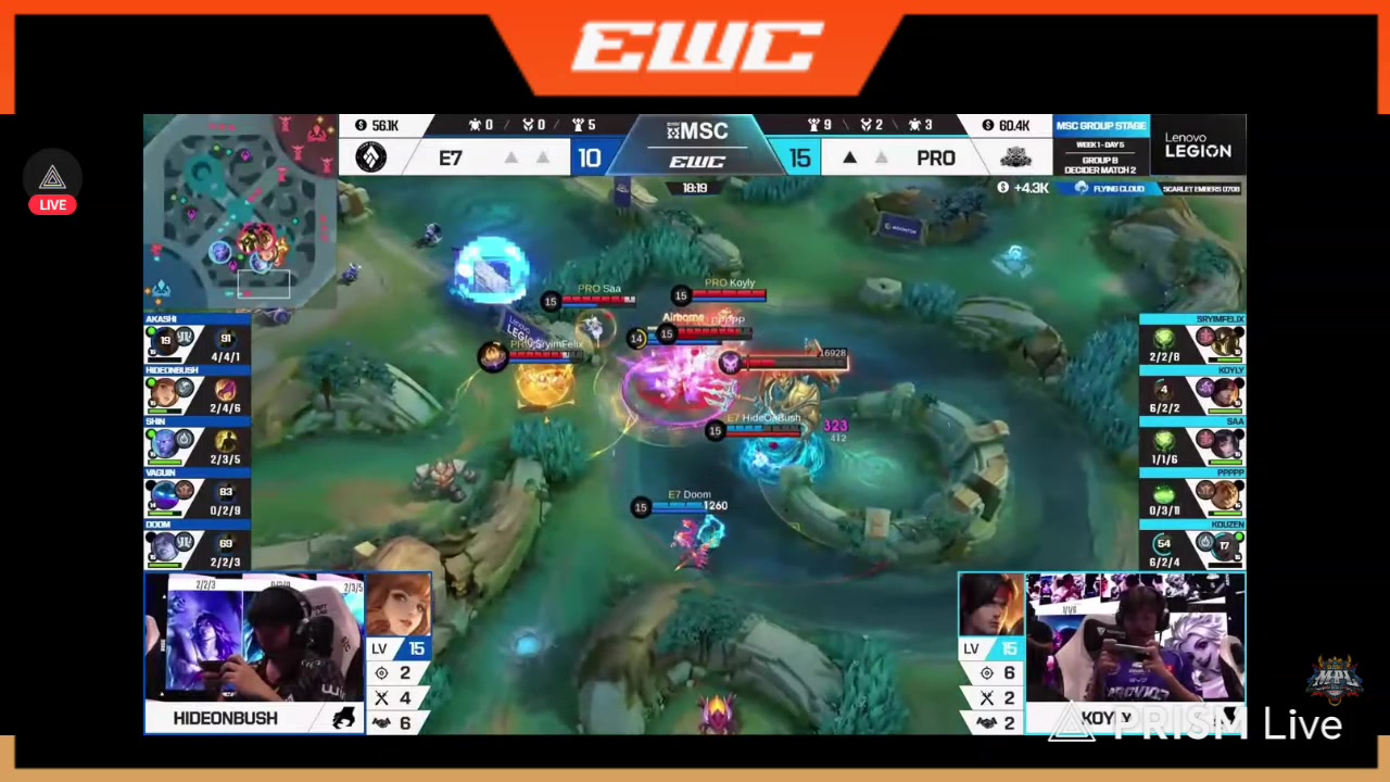 Official restream] MSC EWC Day-6 | JustiN Khant | Facebook