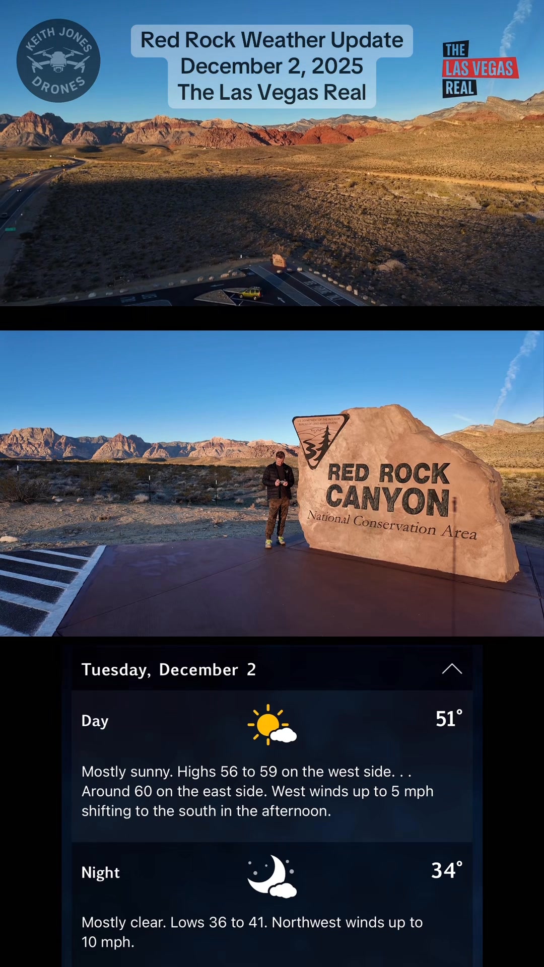 This is The Las Vegas Real Red Rock Weather Update – December 2, 2025 ...