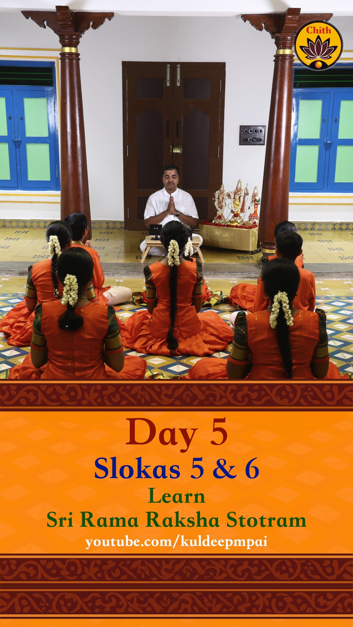 Day 5 | Slokas 5 & 6 | Learn Sri Rama Raksha Stotram | in 21 Days ...