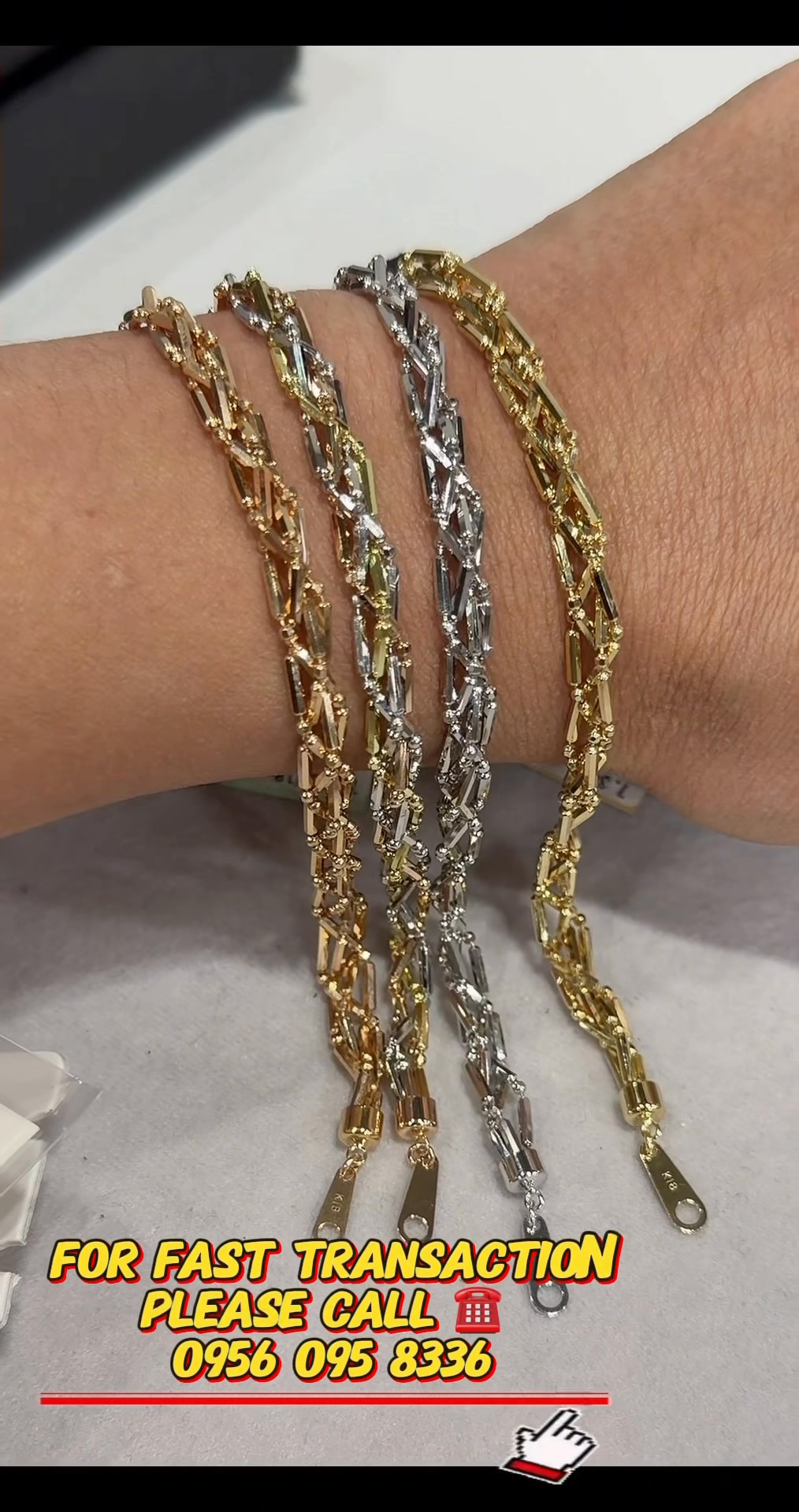 Gちゃん✧14kgf Y/SL Bracelet 18cm Japan gold @topfans | CFS Jewelry shop Main
