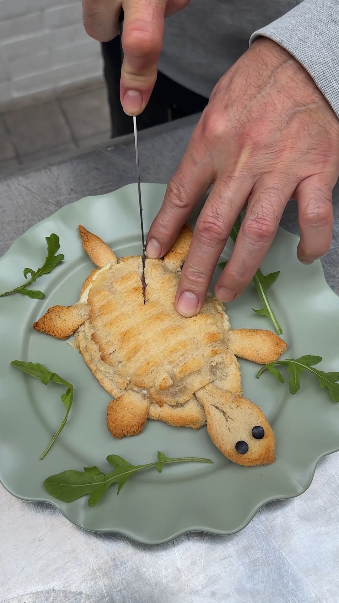 Little turtle croque-monsieur! to make with the kids🐢🥪 | Chefclub South ...