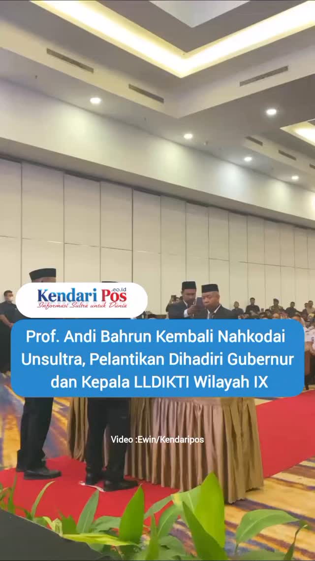 Prof. Dr. Ir. H. Andi Bahrun, M.Sc., Agric resmi kembali dilantik ...