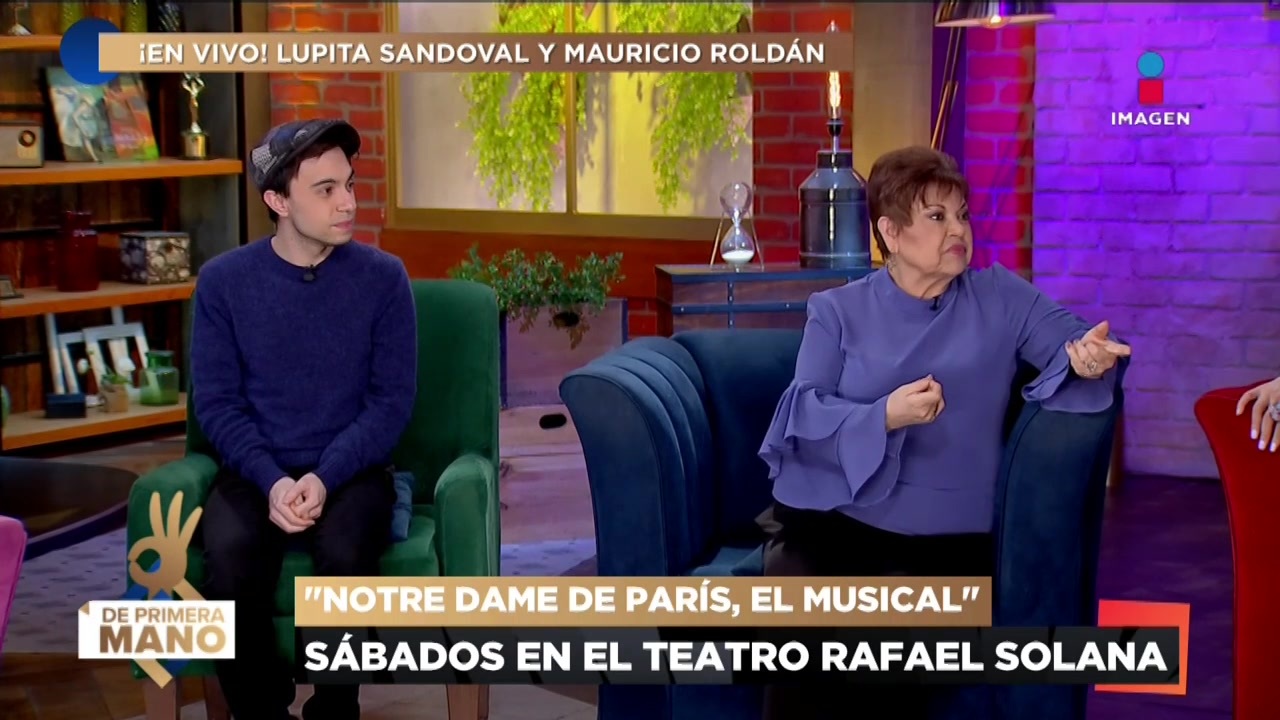 En entrevista, Lupita Sandoval y su hijo, Mauricio Roldán, presentan la ...