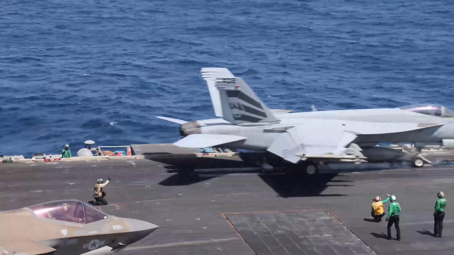USS Abraham Lincoln (CVN 72) conducts flight operations while